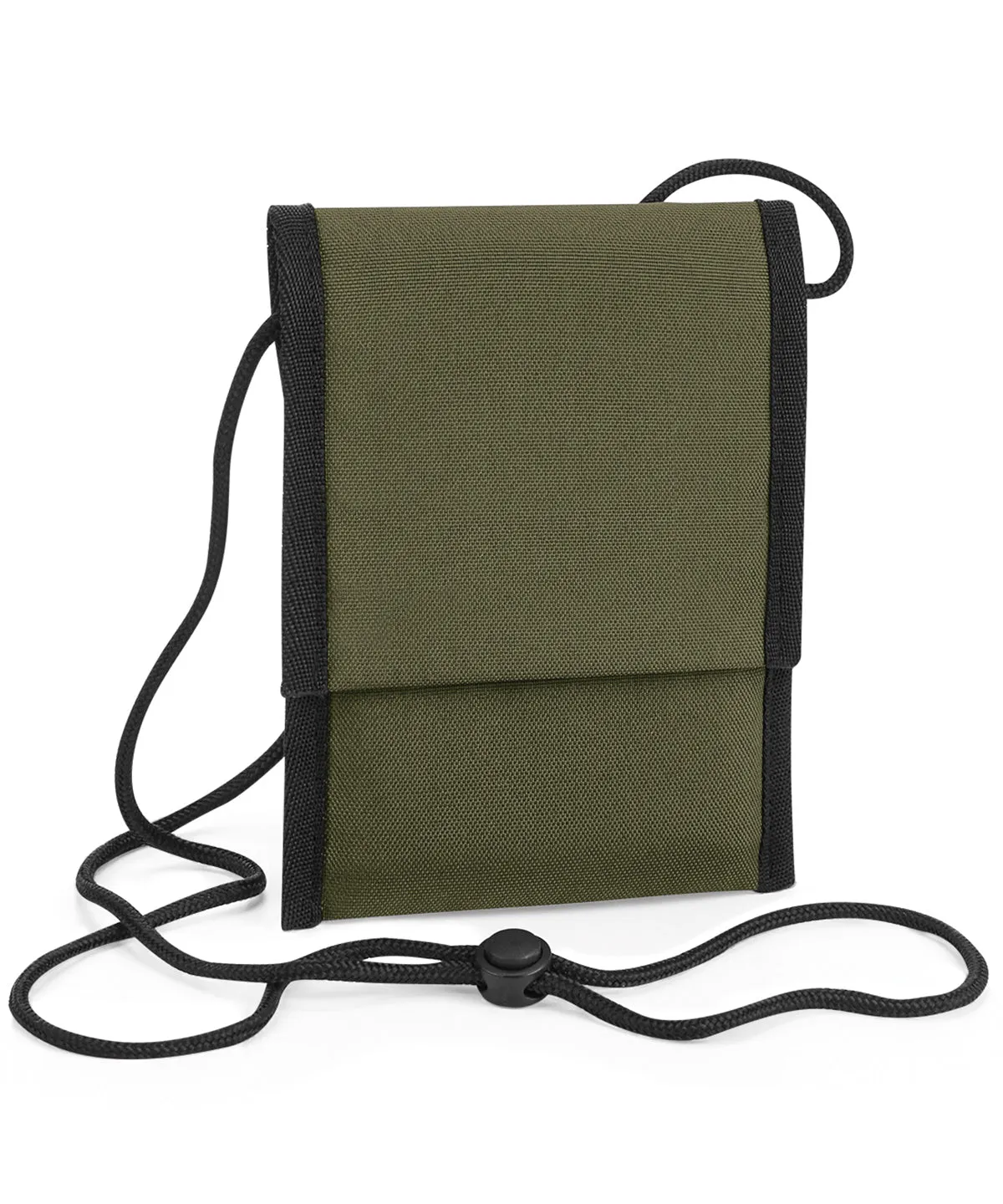 Military Green - Recycled cross body pouch