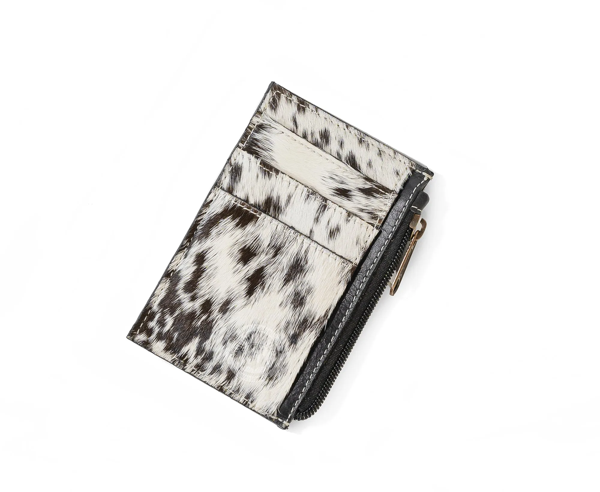 Natural Cowhide Leather Card Holder