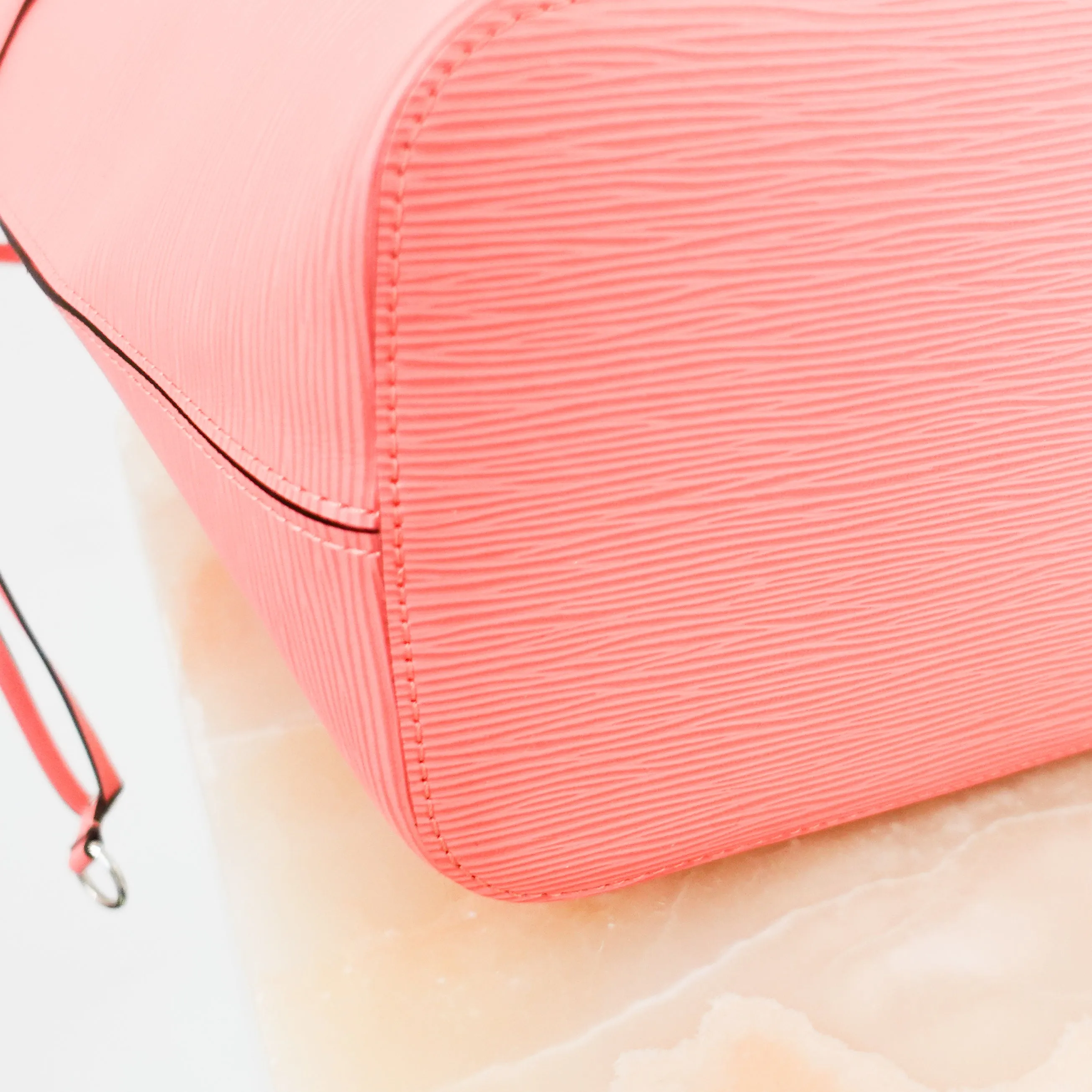 Neverfull Pink Leather Tote Bag RRP £1.4k