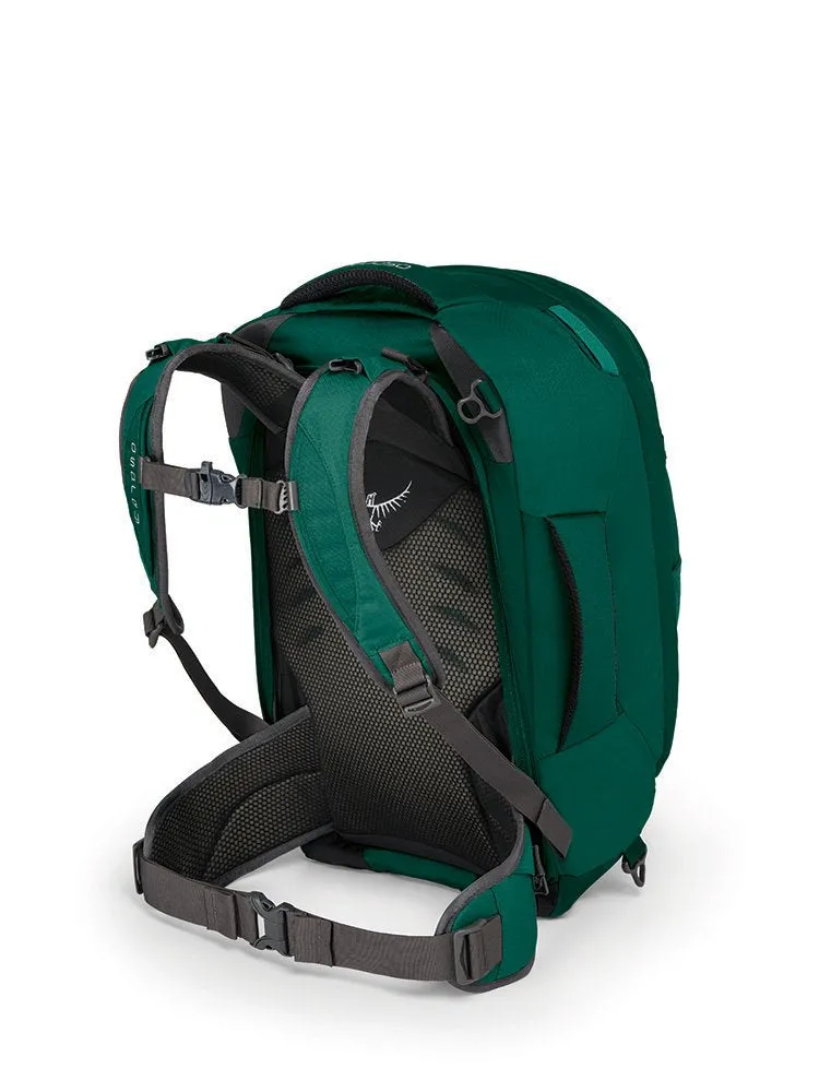 Osprey Packs Fairview 40 Women's Travel Backpack, Rainforest Green, X-Small/Small