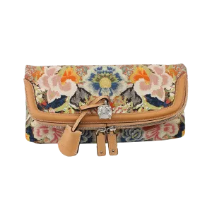 Padlock Rose Print Clutch