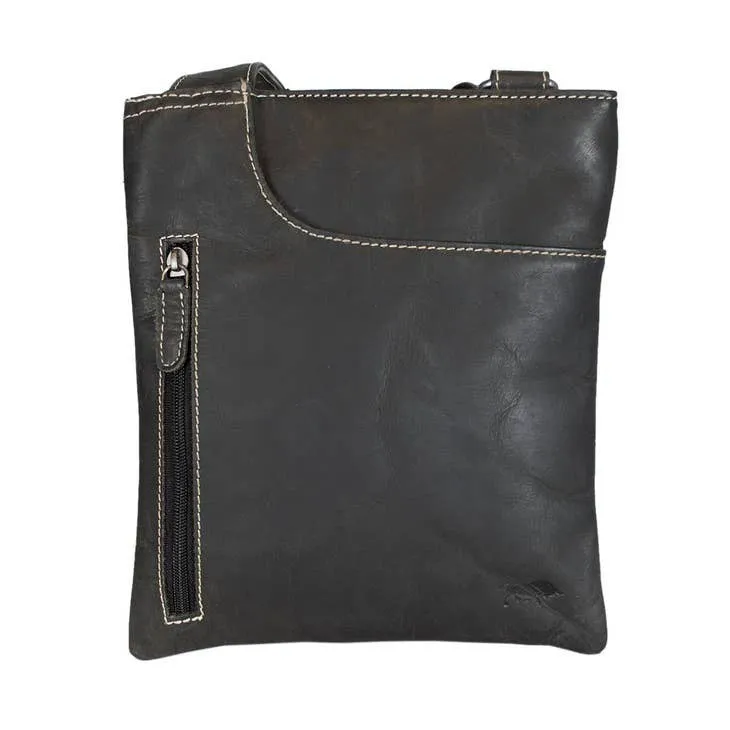 Patricia Real Leather Crossbody Shoulder Bag