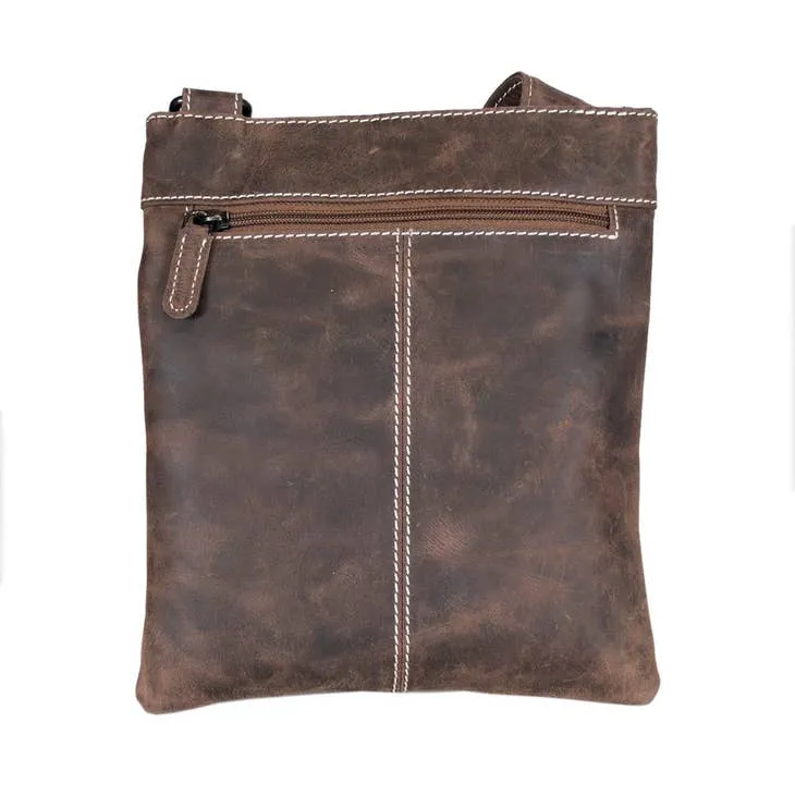 Patricia Real Leather Crossbody Shoulder Bag