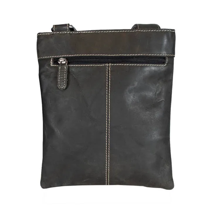 Patricia Real Leather Crossbody Shoulder Bag