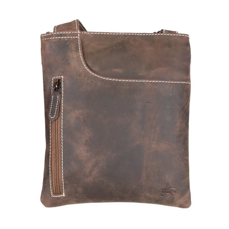 Patricia Real Leather Crossbody Shoulder Bag