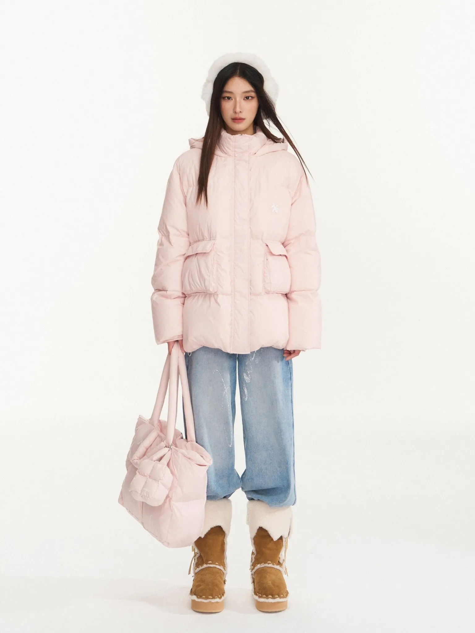 Pink Cloud Pillow Bag