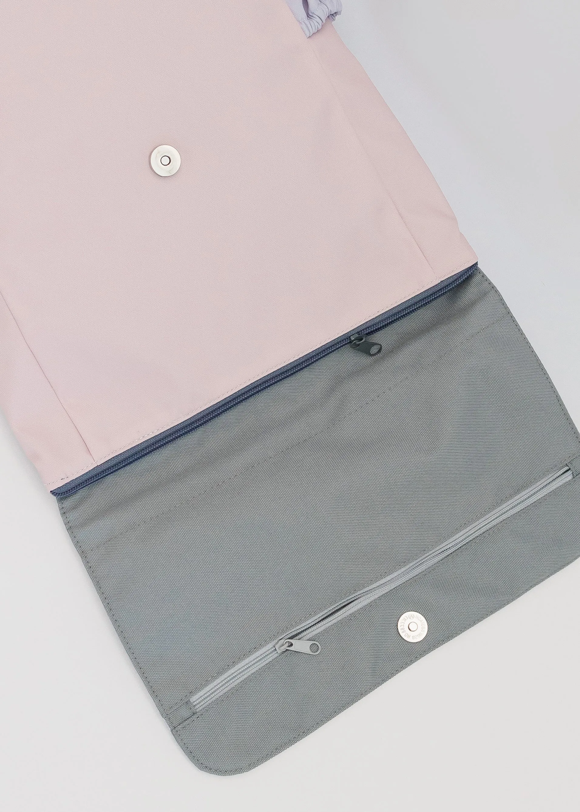 Pink Grey Utility 4-Way Washable Bag