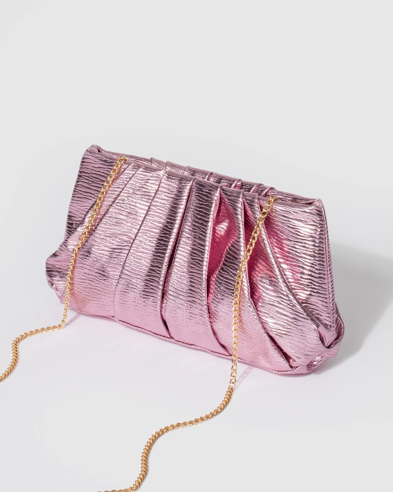 Pink Lucy Pouch Clutch Bag