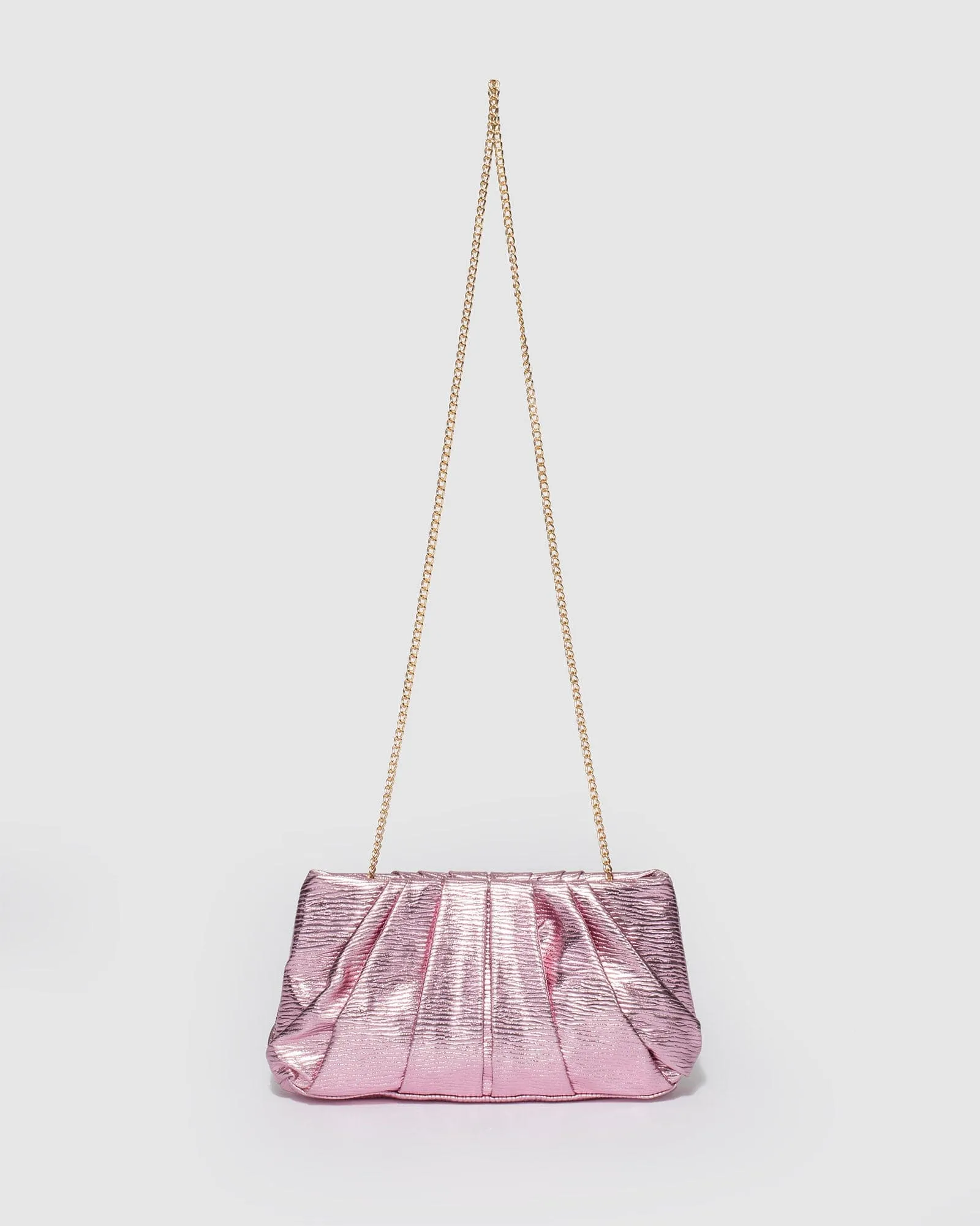 Pink Lucy Pouch Clutch Bag