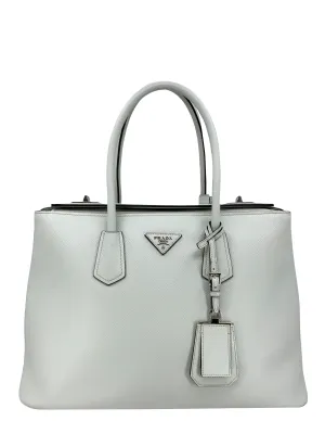 Prada Saffiano Cuir Large Twin Tote Bag