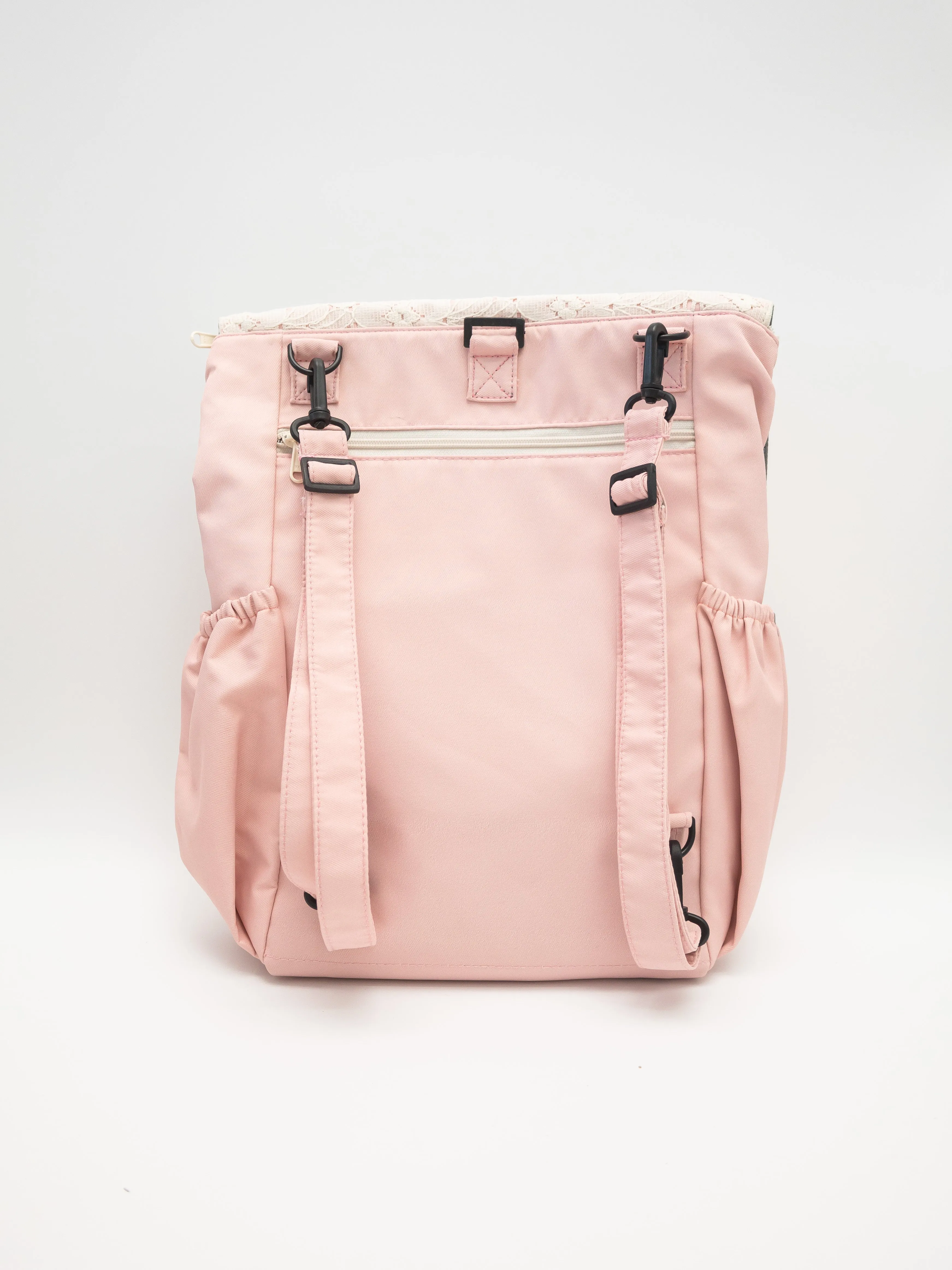 {{Premium}} Lace Pink Utility 4-Way Washable Bag 2.0