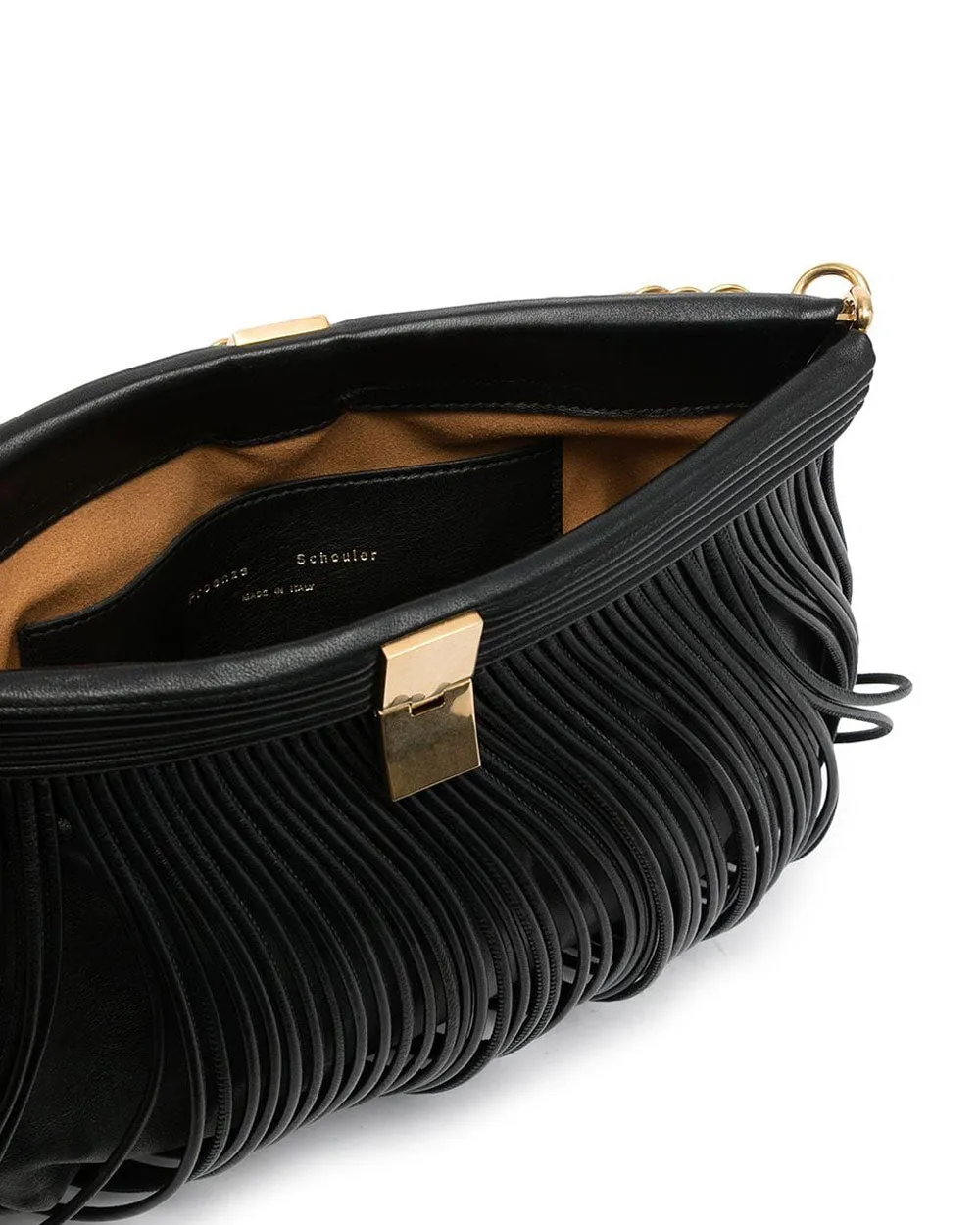 Rolo Frame Clutch in Black