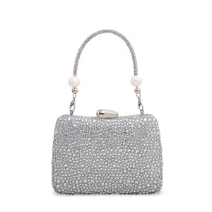 Silver Fancy Clutch P23841