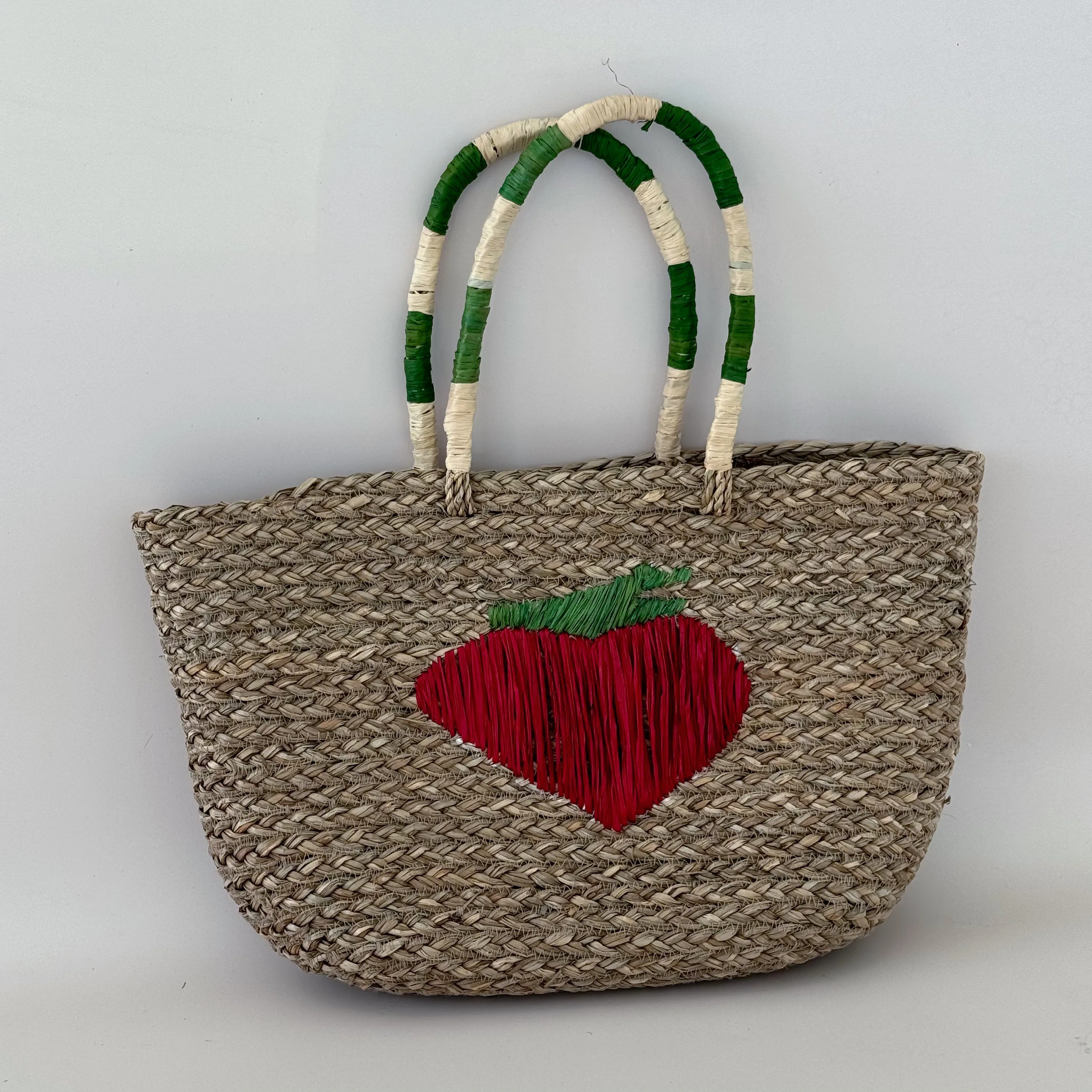 STRAWBERRY SEAGRASS TOTE BAG