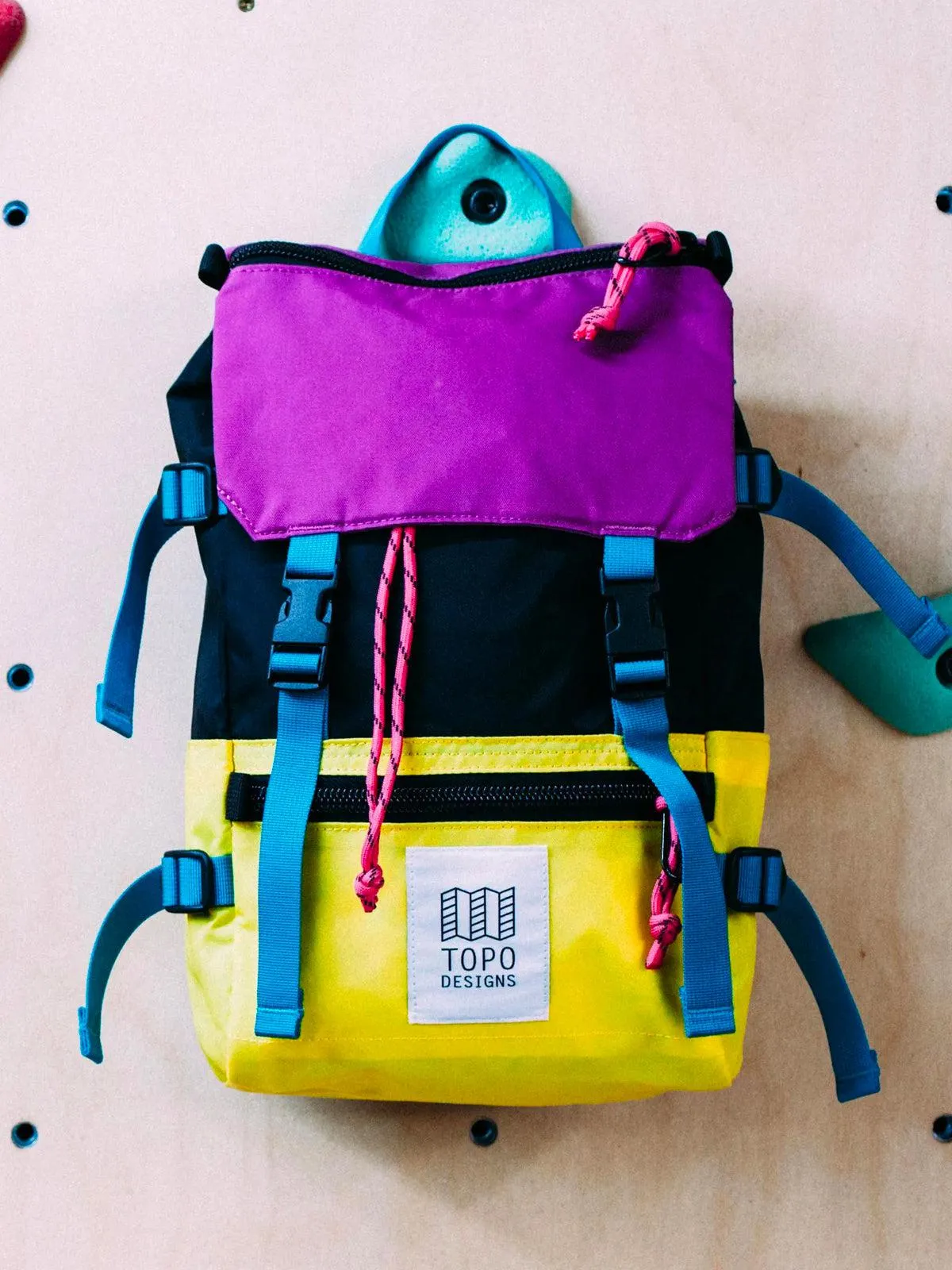 Topo Designs Rover Pack Mini Bright Yellow Black