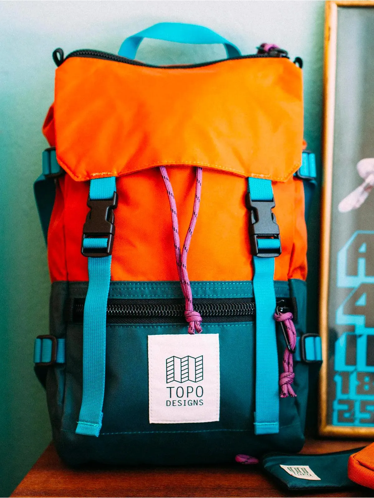 Topo Designs Rover Pack Mini Bright Yellow Black