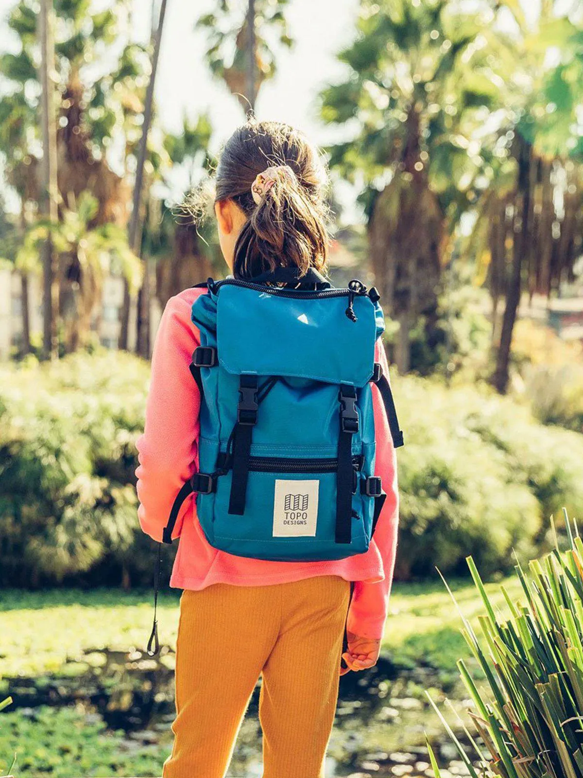 Topo Designs Rover Pack Mini Light Purple Black