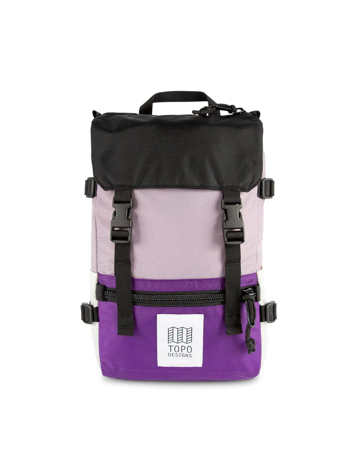 Topo Designs Rover Pack Mini Light Purple Black