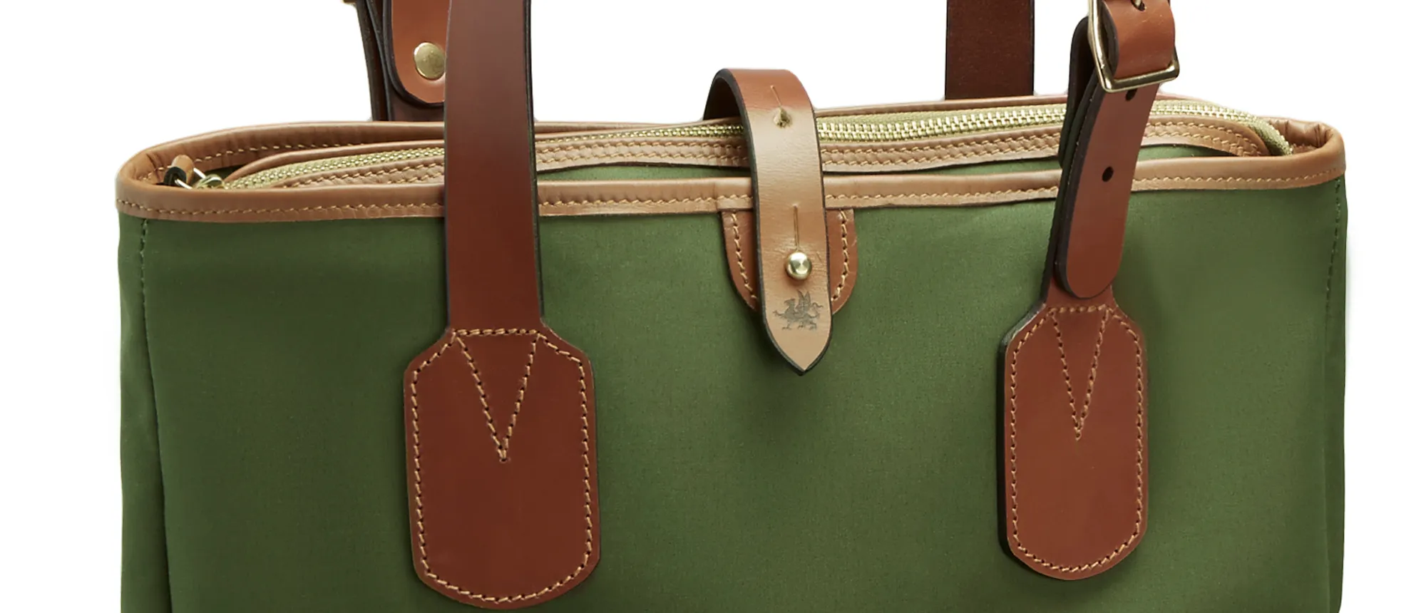 Tote Bag in Grenfell Cloth Green