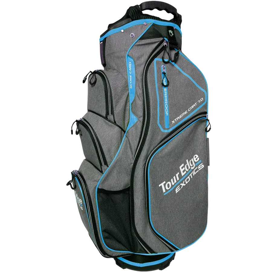 Tour Edge Exotics Xtreme 7.0 Womens Golf Cart Bag Blue