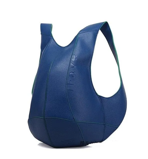 Unisex Tortoise Leather PU Backpack