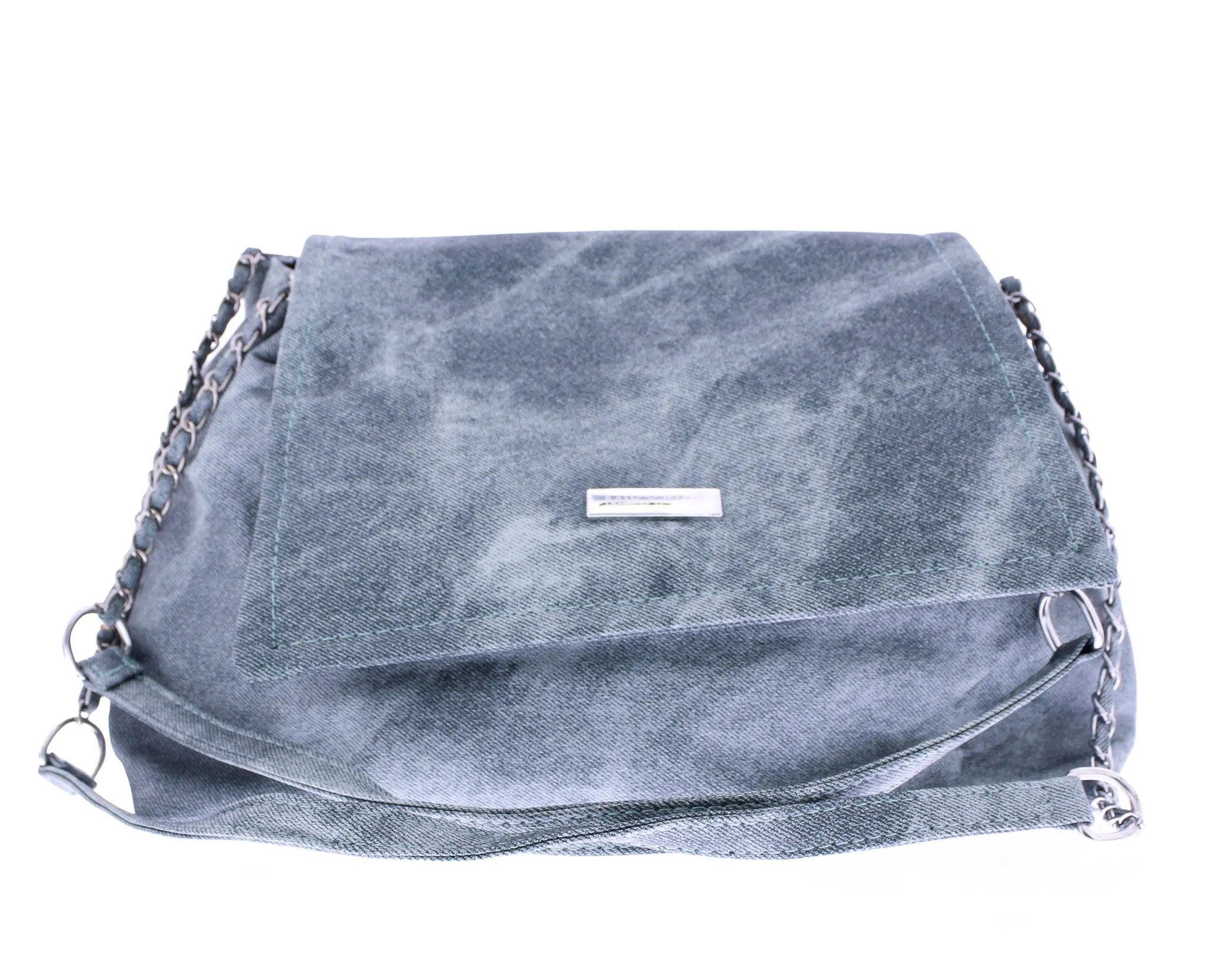 Washed Canvas Satchel Bag
