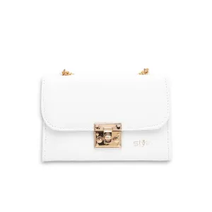 White Casual Shoulder Bag P55481