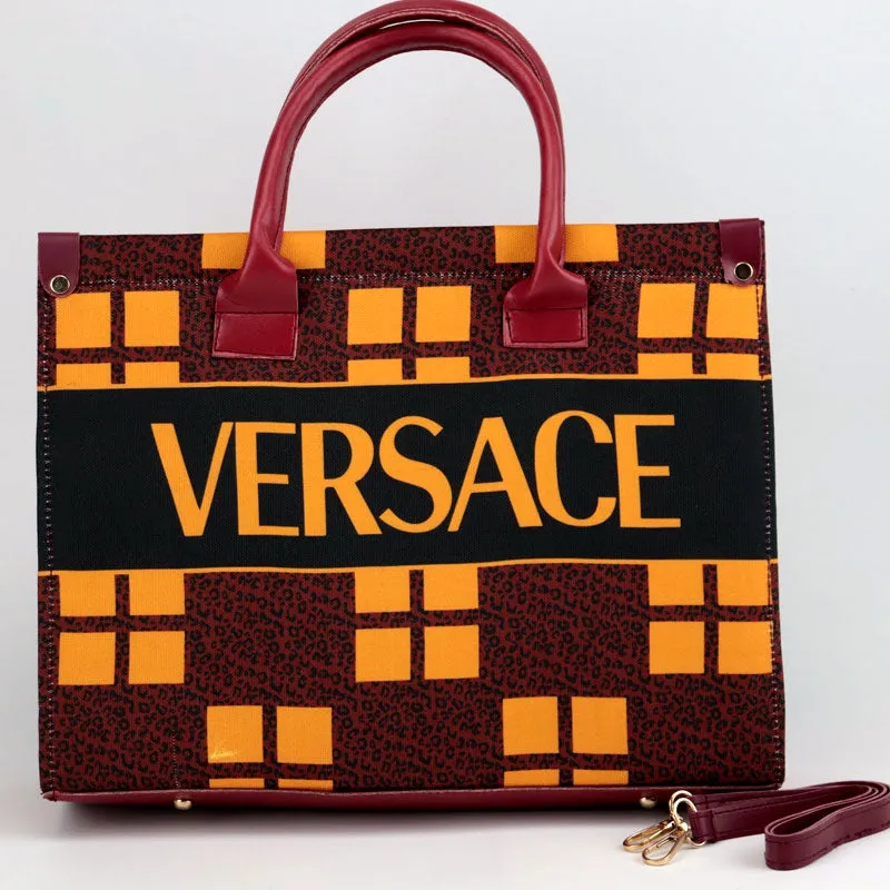 Women Casual Large Tote Handbag Durable Canvas Shoulder Purse #VS-1349 #22