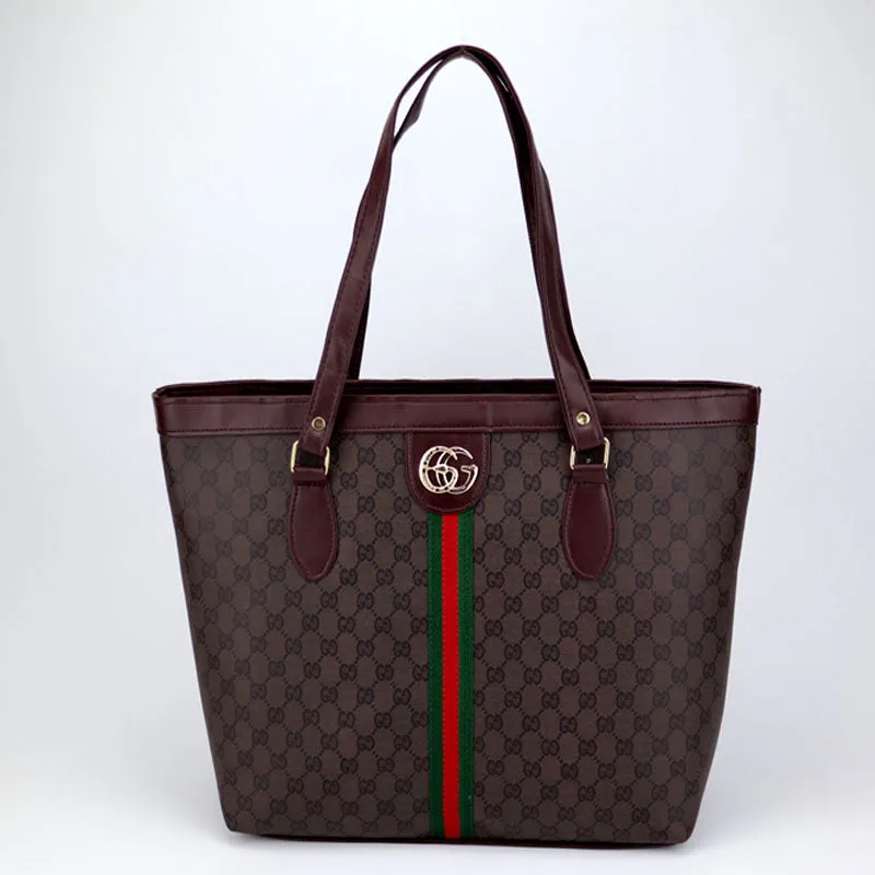 Women Zipper Closure Handbag Shoulder Tote Bag #GC-6578 #22