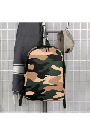 Woodland Camouflage Minimalist Backpack