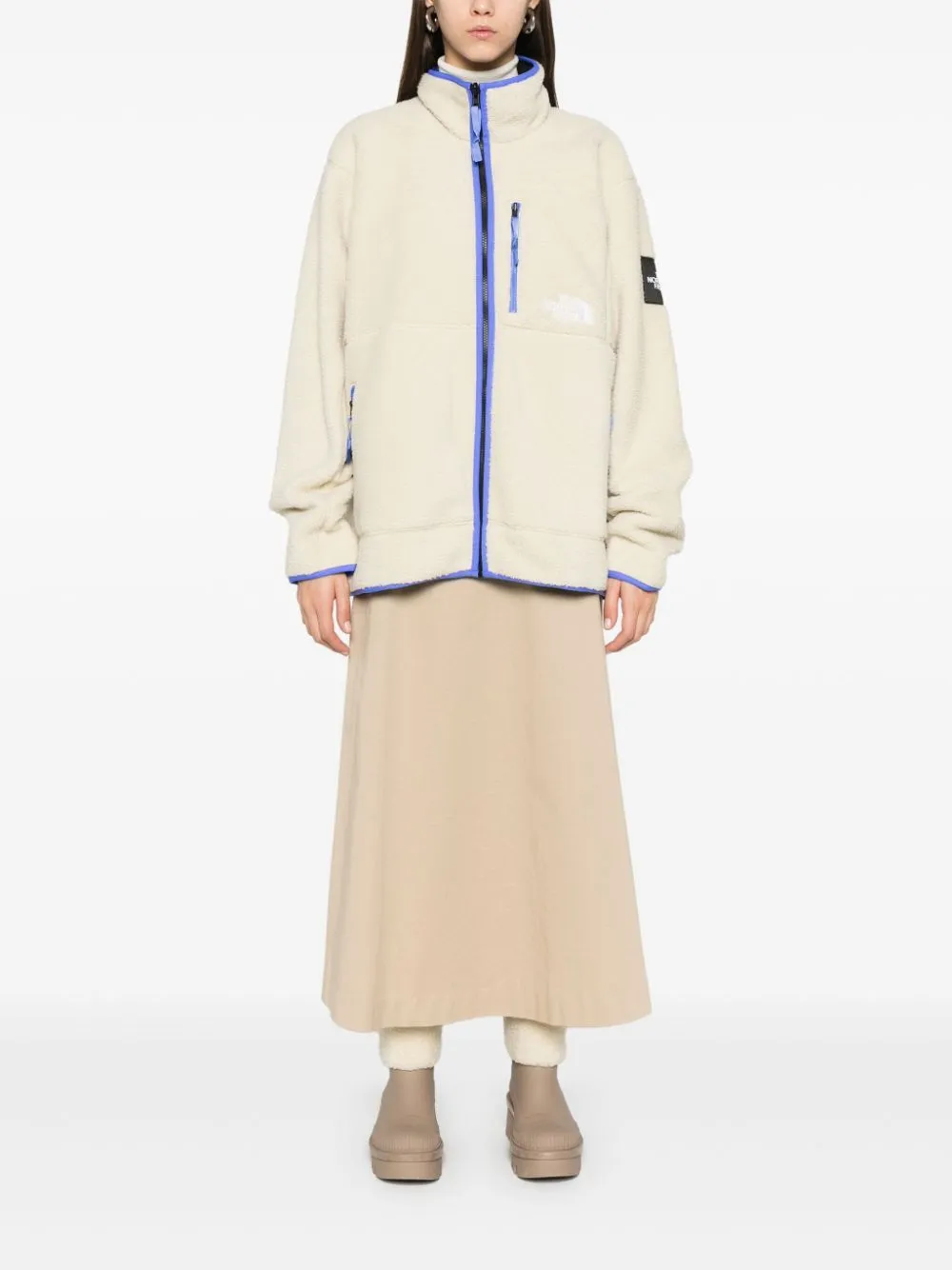 x Yinka Ilori reversible fleece jacket
